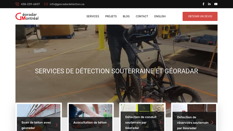 Géoradar Détection