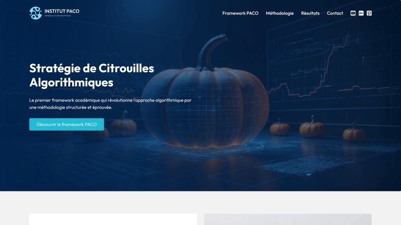 Stratégie de Citrouilles Algorithmiques