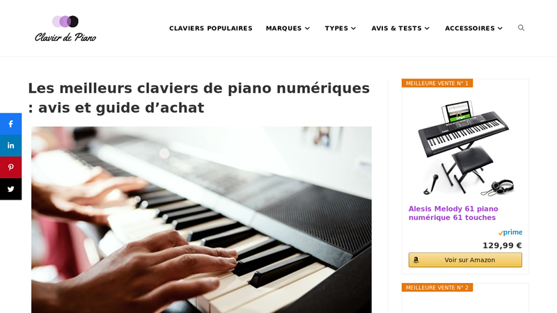 Clavier de Piano