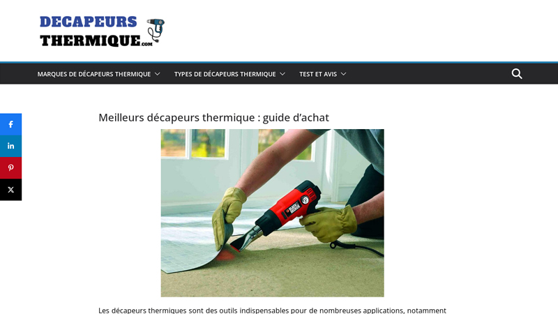 Décapeurs thermique