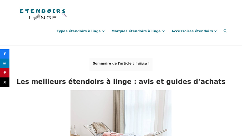 Étendoirs Linge