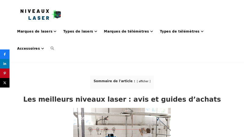 Niveaux Laser